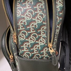 Court Backpack With Coach Monogram Print